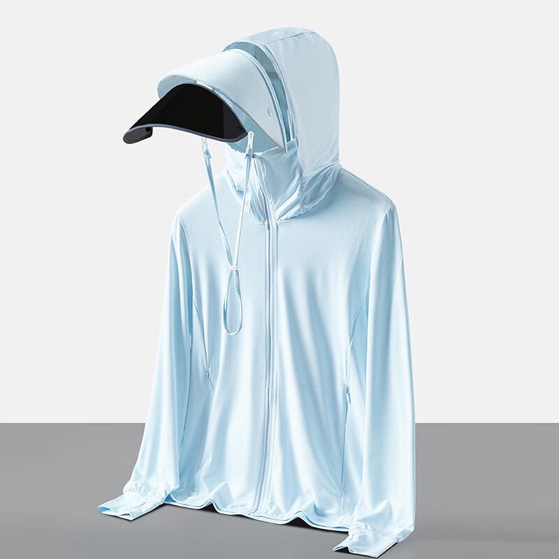 WEZHO Men's Lightweight Sun Protection Cycling Jacket