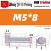 201 Stainless Steel Hex Head Full Thread Bolt: Wear & Corrosion Resistant, M4-M14 for Aerospace Machinery