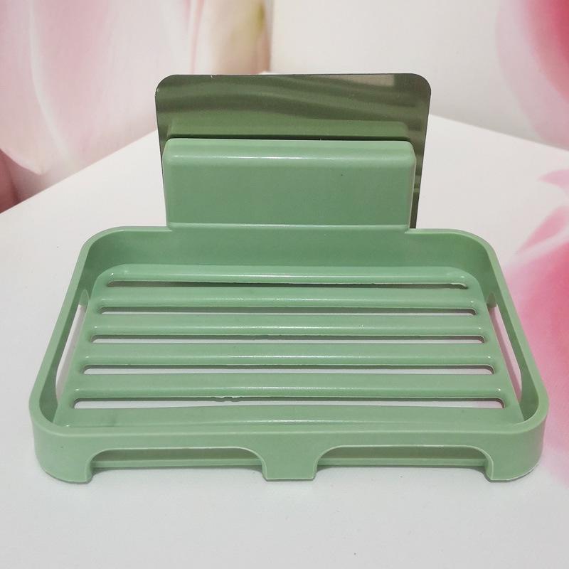 Nordic Style Punch-Free Bathroom Soap Rack - Strong Seamless Single-Layer Drain Soap Box