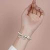 New Chinese Style Peace and Joy diy Silver bracelet, multi-strand bracelet, small fat lucky charm bracelet, fortune-bringing beads