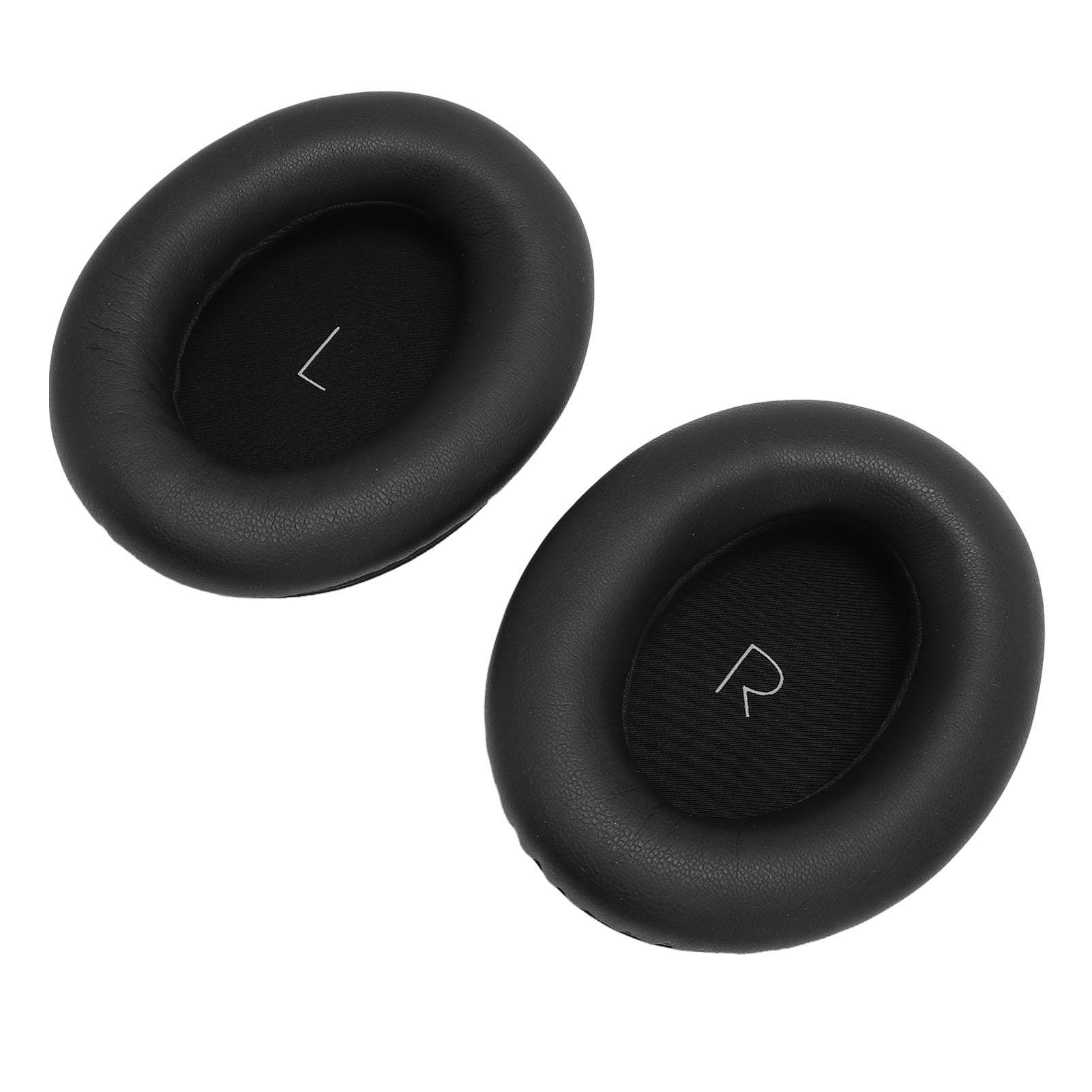 

Headphone Ear Pads Protein Leather Memory Foam Noise Isolation Soft Headphone Ear Cushions for Tour чёрный