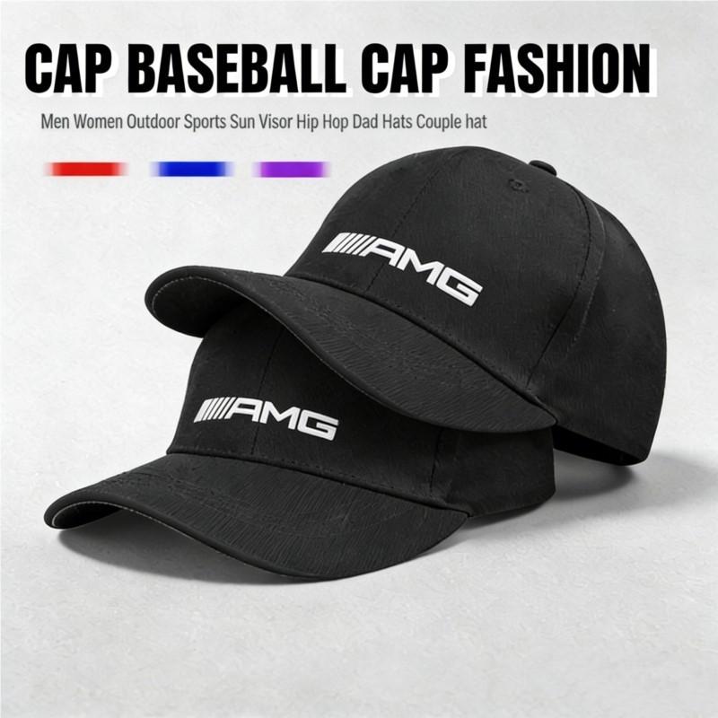 Emblem Baseball Hat Men Women Adjustable Peaked Cap Keychain For Mercedes Benz AMG Smart W205 C300 W203 W206 W108 W124 W126 W140