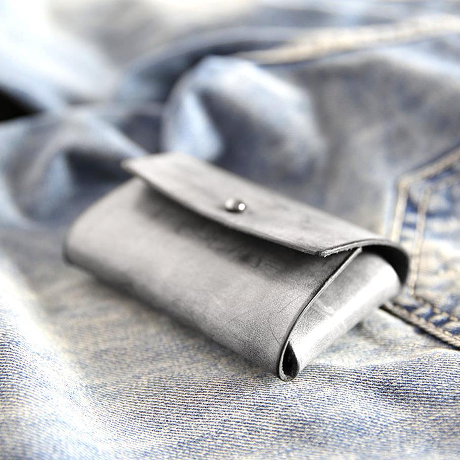 Vintage Envelope Style Sleeve Coin Purs  Purse with Coin Purse  Leather Coin Purse