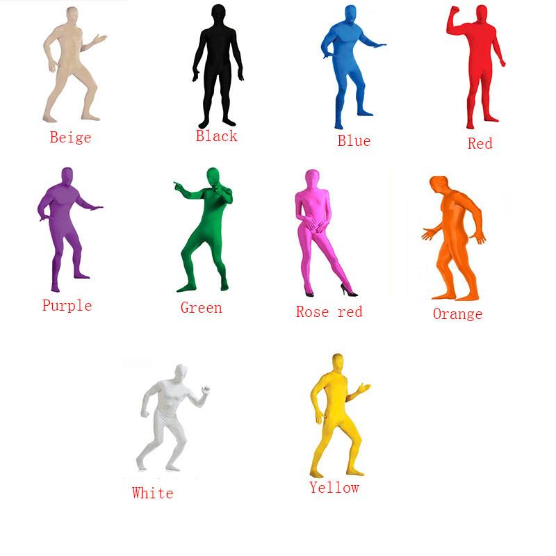 Premium Full Body Lycra Spandex Skin Suit Catsuit For Halloween Party Wear Unisex