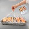 20 Stück/Packung Transparente Extra Große Frischhaltefolienabdeckungen Lebensmittelqualität Frische Staubschutzhüllen Verdickte Elastische Abdeckungen Für Restaurants Gekochte Speisen Backen