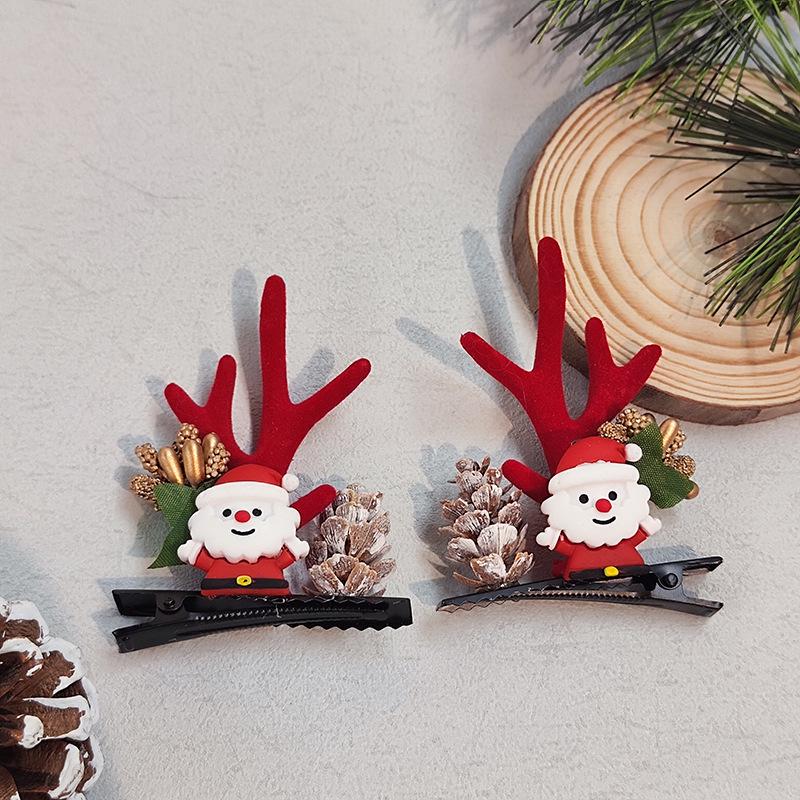 Świecące Świąteczne Akcesoria do Włosów Bałwana: Świecąca opaska i spinka do włosów dla dorosłych i dzieci