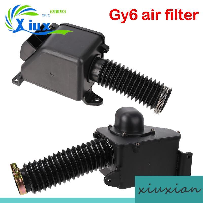 Motorcycle Air Filter Box Intake Cleaner Bend Head Air Filter For GY6 Engine 150cc-200cc ATV Go Kart Scooter Dirtbike Parts