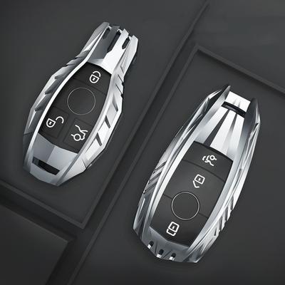 Hliníkový držák krytu na klíče od auta pro Mercedes Benz třídy ABCES W204 W205 W206 W212 W213 W176 GLC CLA W177 W222 W223 W463 AMG