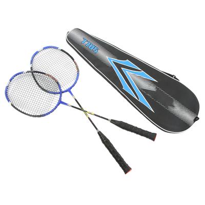 2 Stück Badmintonschläger Carbonlegierung Ultraleicht Sportzubehör für Training Wettkampf