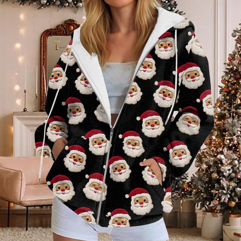 Women's Zip Up Hoodie, Spring Autumn Daily Casual Versatile