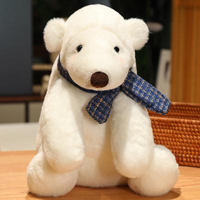 Soft Simulation Polar Bear Plush Stuffed Toy Doll Pillow Bedroom Decoration Pillow Cute Baby Kid Girlfriend Birthday Gift