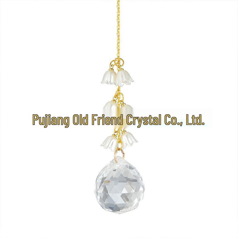 Lily of the Valley Crystal Sun Catcher Wind Chime