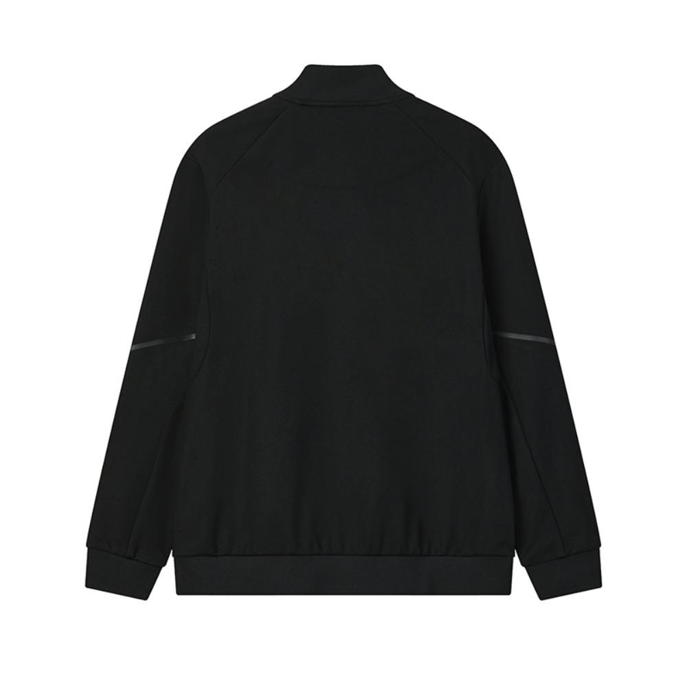Fila White Fashion Simple Trendy Personality Casual Versatile Comfortable Knitted Jacket Men jackets Black F11M623501FBK