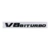 Autocollants 3D pour ailes de voiture, emblème V8 BITURBO, logo pour W463, W222, W204, W205, CLS, W218, C63S, W213, W212, accessoires