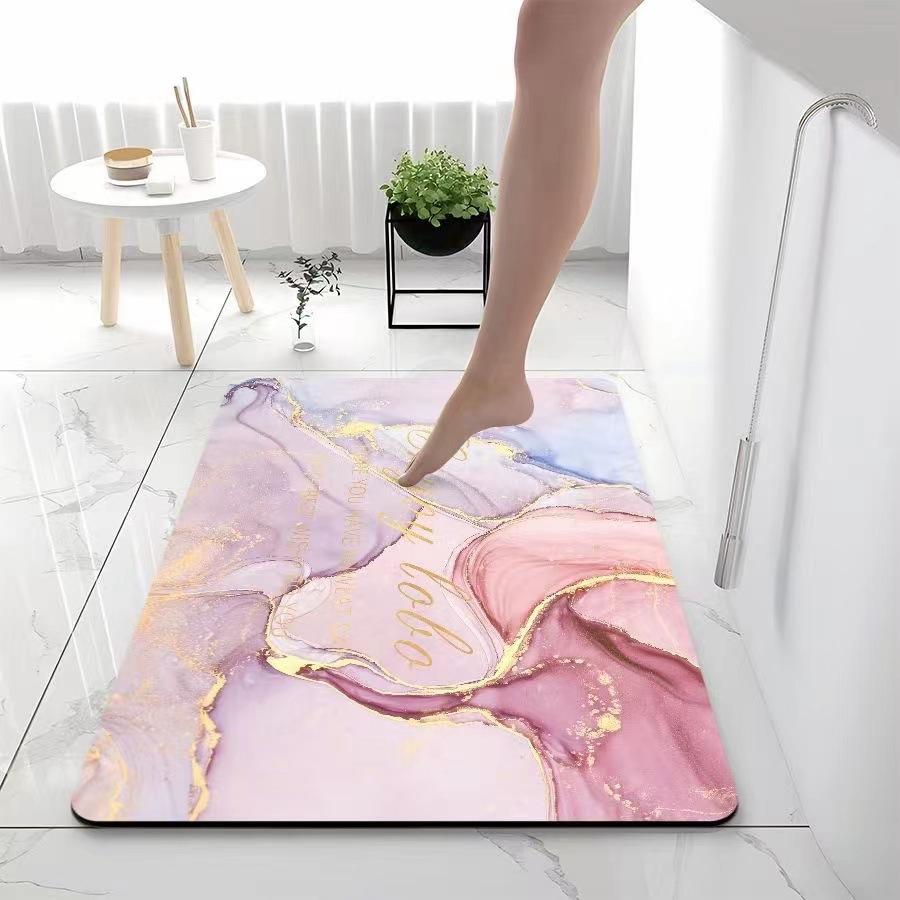 Bathroom Absorbent Floor Mat Toilet Door Mat Household Door Mat