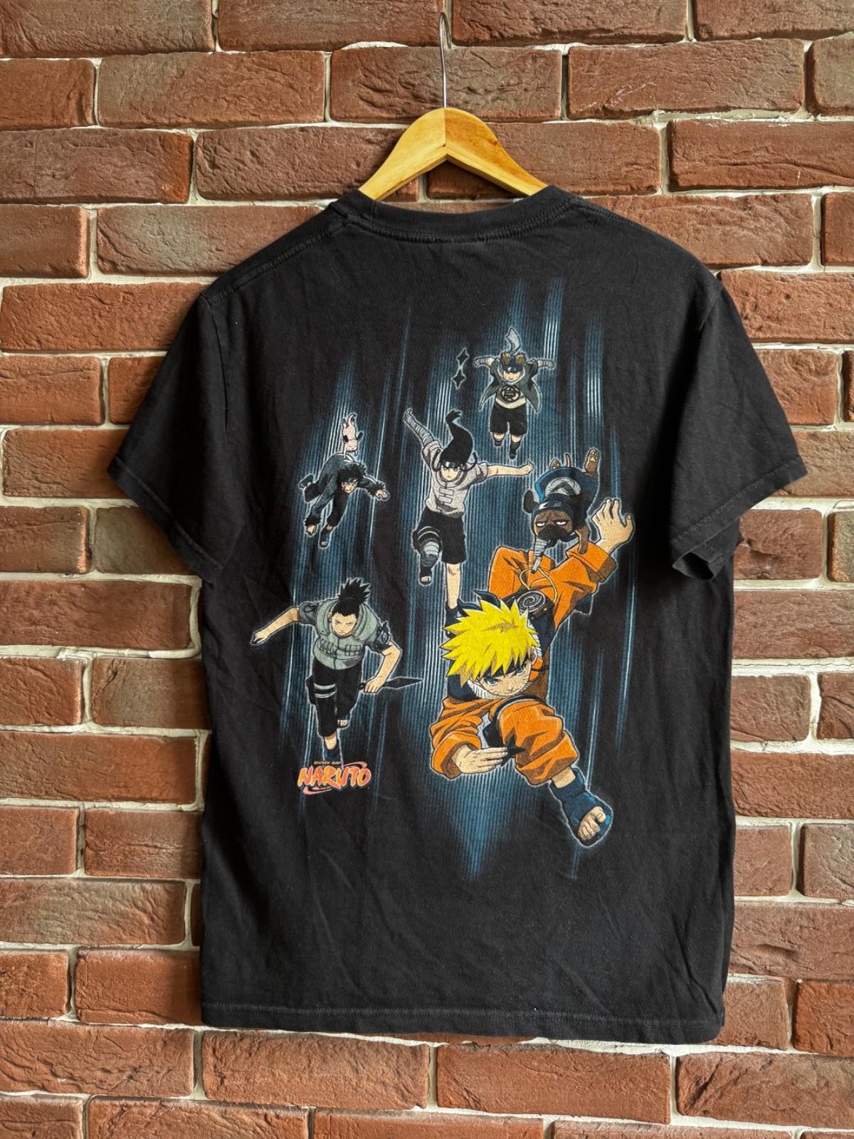 Rare 00s Vintage 2002 Naruto Masashi Kishimoto Anime TShirt small black Unisex T-Shirt M