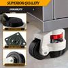 Adjustable Height Heavy Duty Leveling Machine Caster Universal Anti-slip Wheel Machinery Caster for Vending ,Workbench Machine