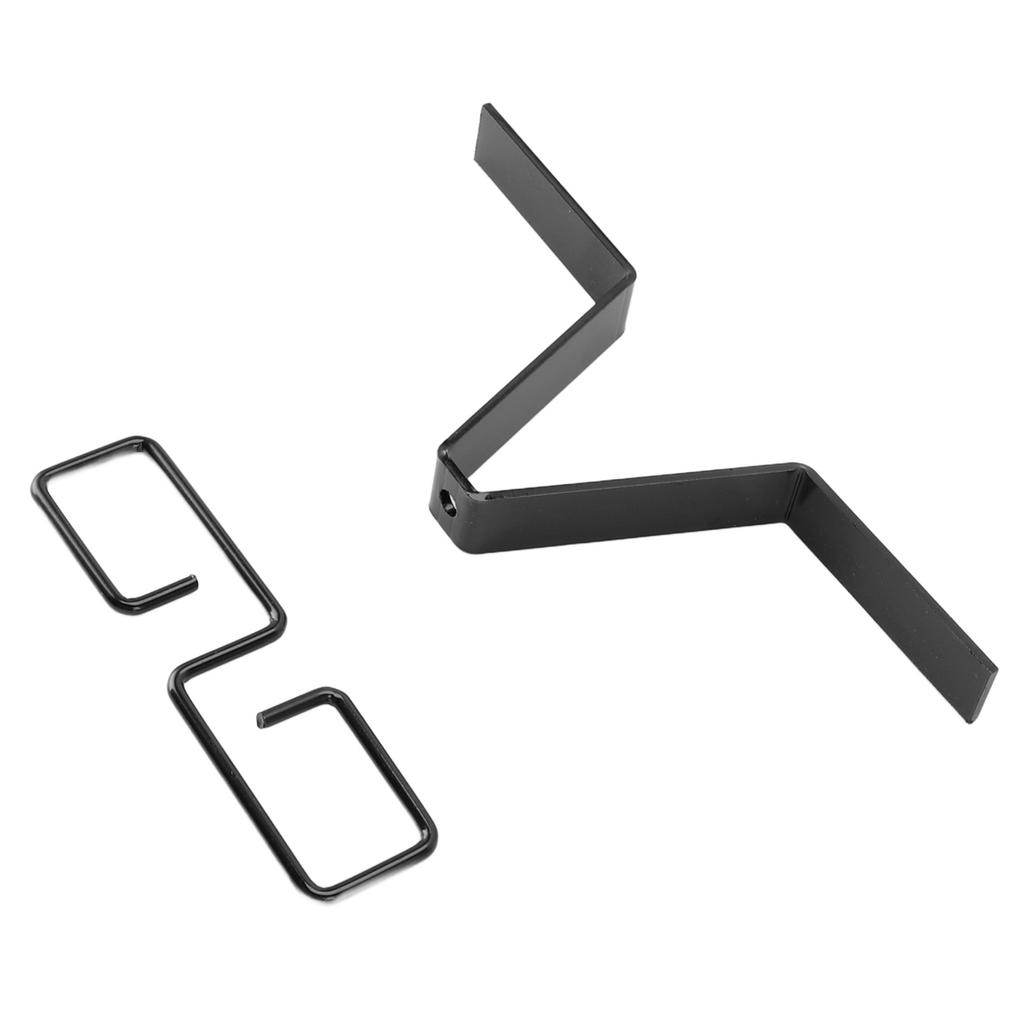 Rain Chain Gutter Clip V Hook Adapter, Premium Iron, Installation Easy,   Fit,  , Water Diverter Accessories