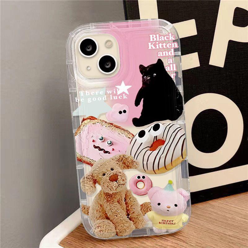 Pink Doll Sticker for Iphone17promax New 14Pro Trend 13 Niche 16 Mobile Phone Case 15