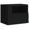 VidaXL Wall-mounted Bedside Table Black 45x30x35 Cm 848313