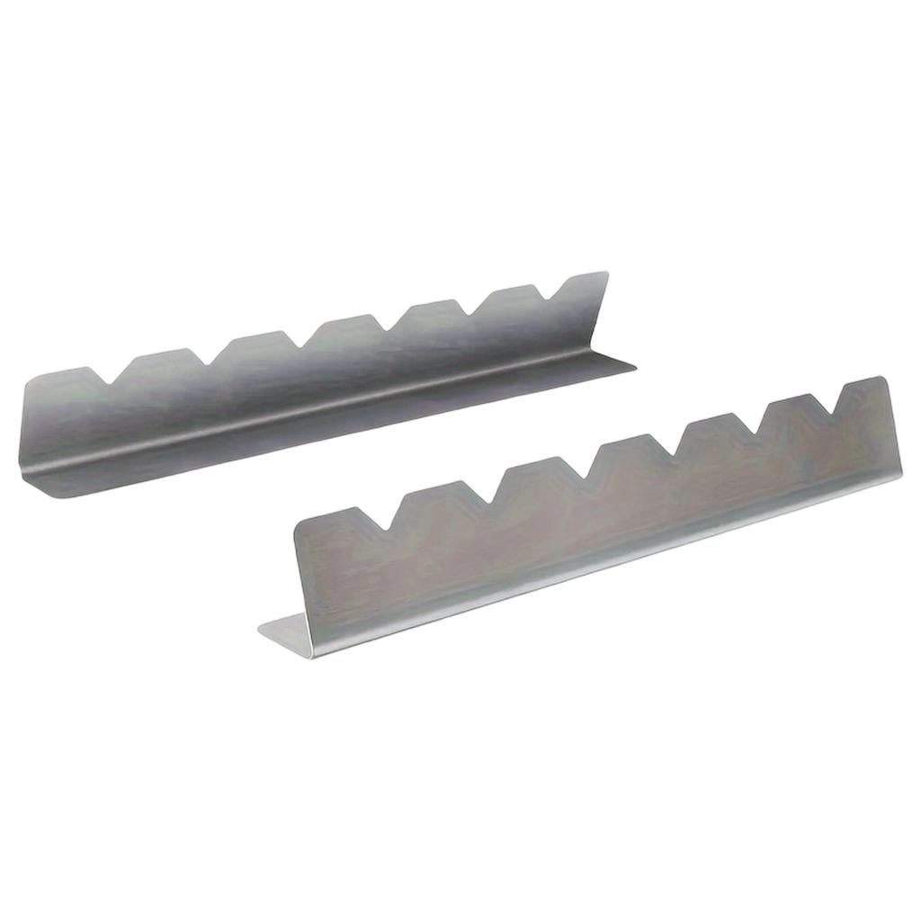 Suporte para Espetos de Churrasco Aço Inoxidável Suporte para Grelha de Churrasco para 2 Espetos Design Elevado sem Toque Resistente ao Calor Durável