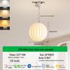 Wabi-Sabi Style Pendant Light: Japanese Fabric Lantern for Dining & Bedroom