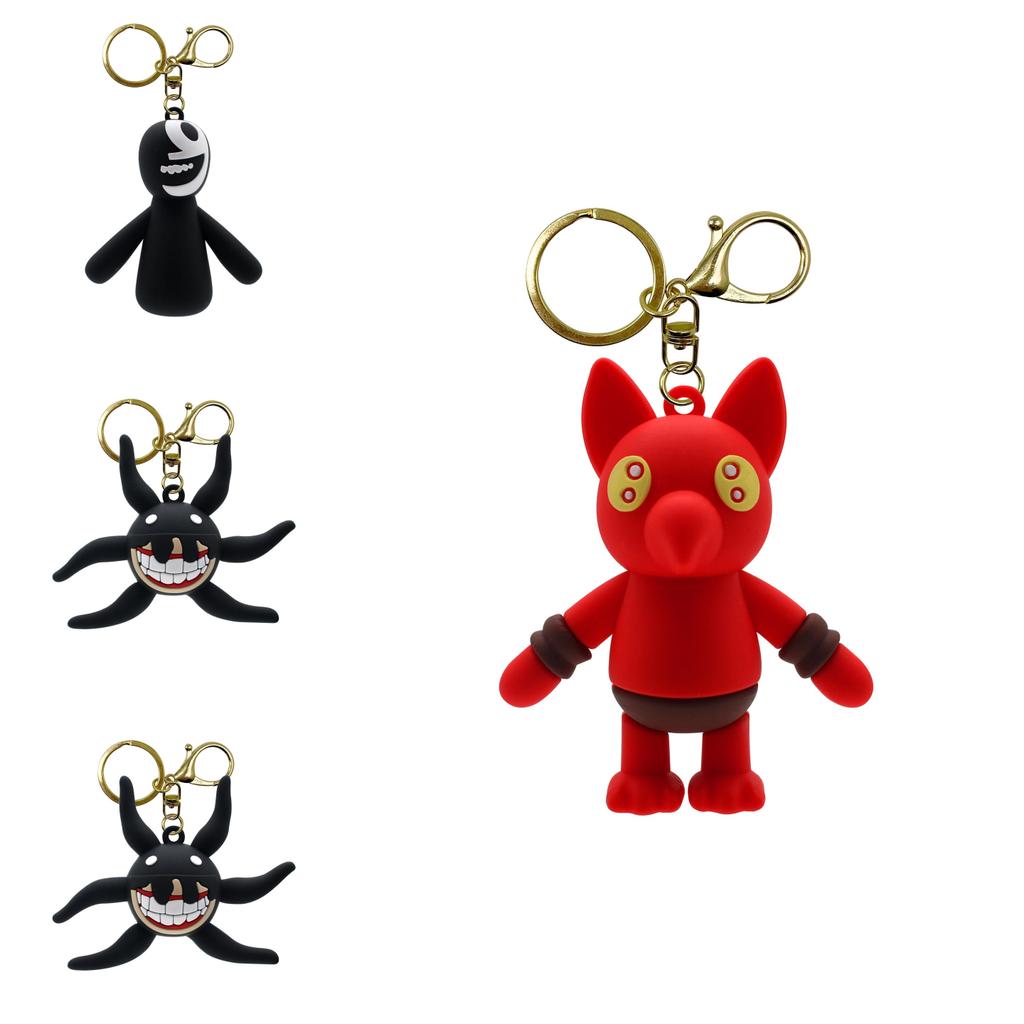 Haoan Doors Roblox Figure Keychain Pendant For Your Bag Or Keys Spooky And Cute Pvc Soft Rubber Material!