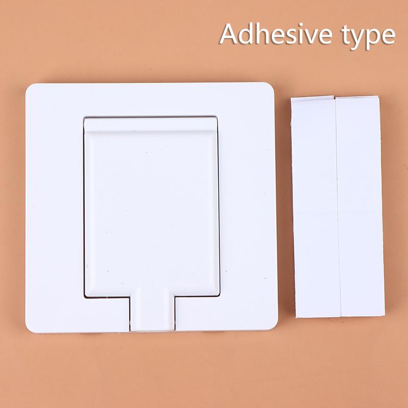 Панель с отверстием для вывода кабеля, Декоративная панель 86-го типа, Заглушка отверстия, Декоративная панель, Крепление на винтах/Клейкая, для закрытия неэстетичных частей