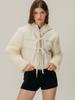 Moifaire Shearling Wool Coat / Ivory