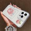 Card Slot Holder Silicone Wallet Pocket Case For Oppo Reno 12F 13F 14F Samsung A15 A25 A35 Redmi Note 9 12 13 Infinix Note 30 Cover Clear Phone Bumper