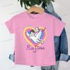 Children Clothes Girl Rujinu KPop Demon Hunters T Shirt Boy Girl Outfits Gifts Cotton Kids Tshirt Short Sleeve Fashion Movie Top