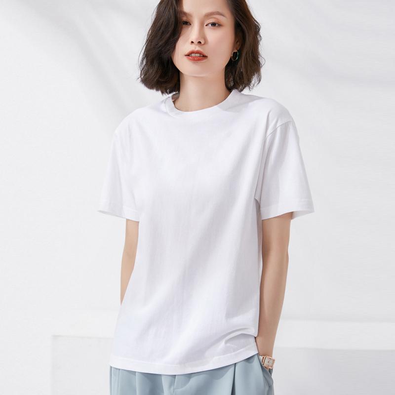 Letní nadměrná trička pro ženy a muže, jednobarevná trička, ležérní dámská korejská streetwear základní jednobarevné mladé cool topy