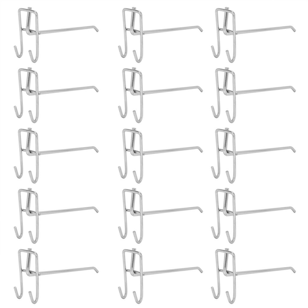 30pcs Supermarket Hook Iron Grid Shelf Hook Jewelry Display Shelf Hook 3.5mm Thickness20cm / 7.9in