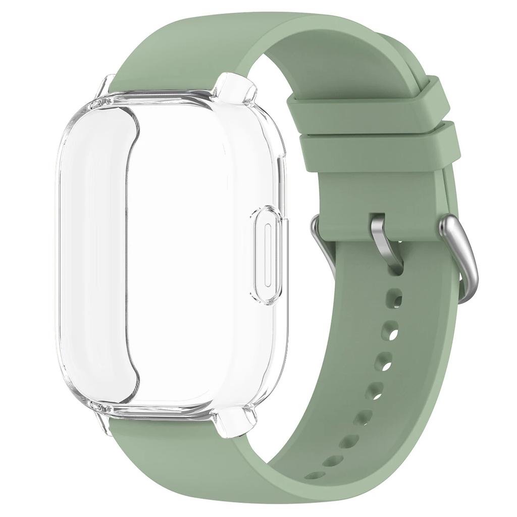 22mm Silicone Strap With Case For Xiaomi Redmi Watch 5 Active Lite Smart Watch Wrist Band And Case For Redmi Watch 5 Lite Active