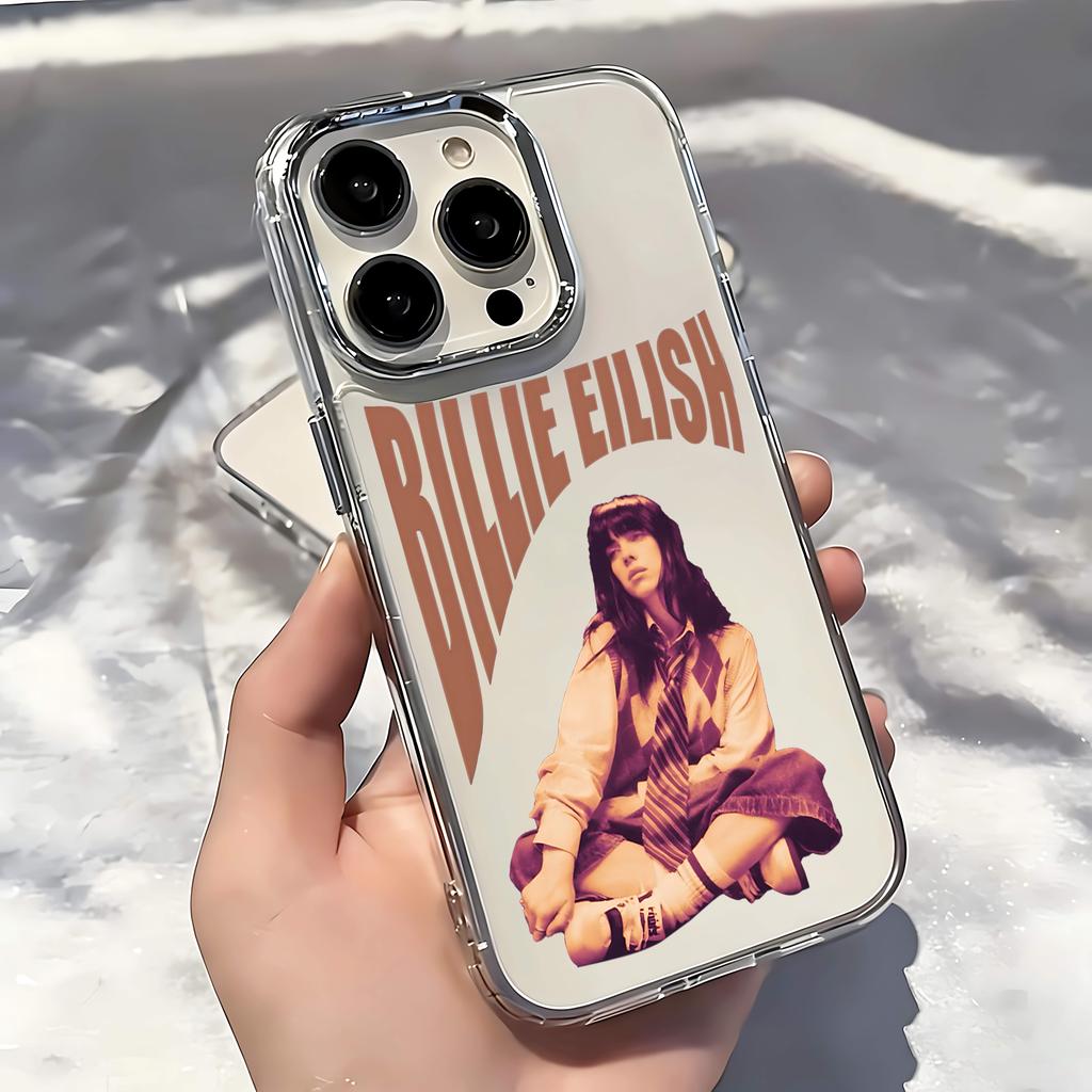 Coque de téléphone pour Samsung Galaxy S25 S24 S23 S22 S21 S20 Note20 FE Ultra Edge Plus 4G 5G Transparente pour Singer B-Billies E-Eilishs