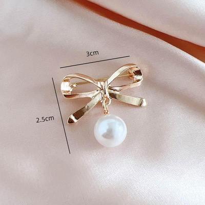 1 Stück Einfache Perle Damen Accessoires Strickjacke Rutschfeste Nadel DIY Nähzubehör Handwerk Kleider Dekoration Kreative Geschenke