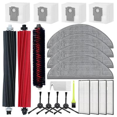 Pro robotický vysavač Roborock S8 Pro Ultra Hlavní boční kartáč HEPA filtr Mopovací utěrka Prachové sáčky Příslušenství Náhradní díly