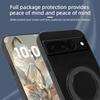 Premium PU Leather Magnetic Ring Stand Phone Case for Google Pixel 7 Pro Business Style Protective Cover