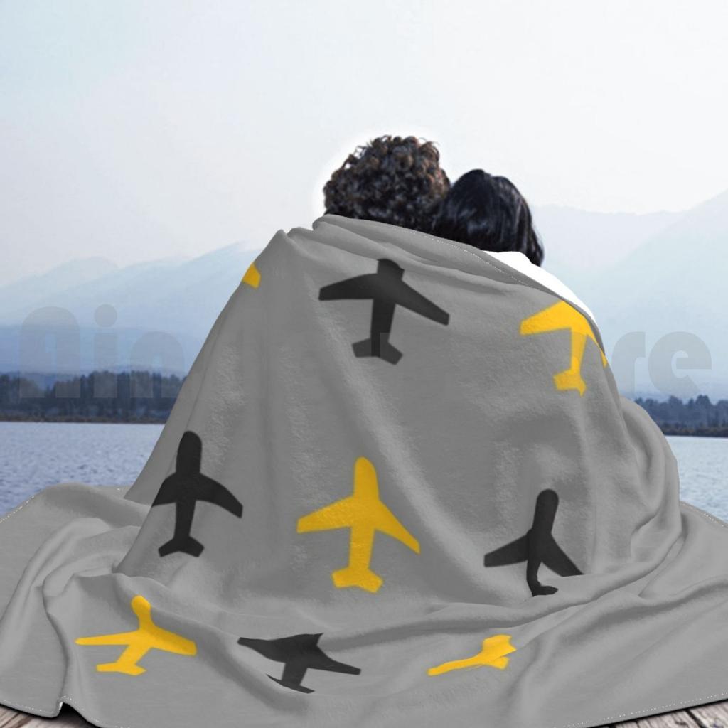 Airplanes Blanket Fashion Custom Aviation Airplane Airplane Plane Sky Flight Flying Pilot Pilots