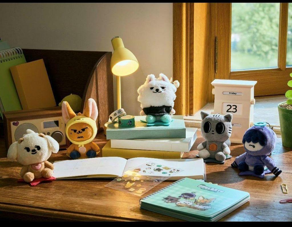 [USED] TXT PPLUBATU Soobin Plush Keyring with Trading Card