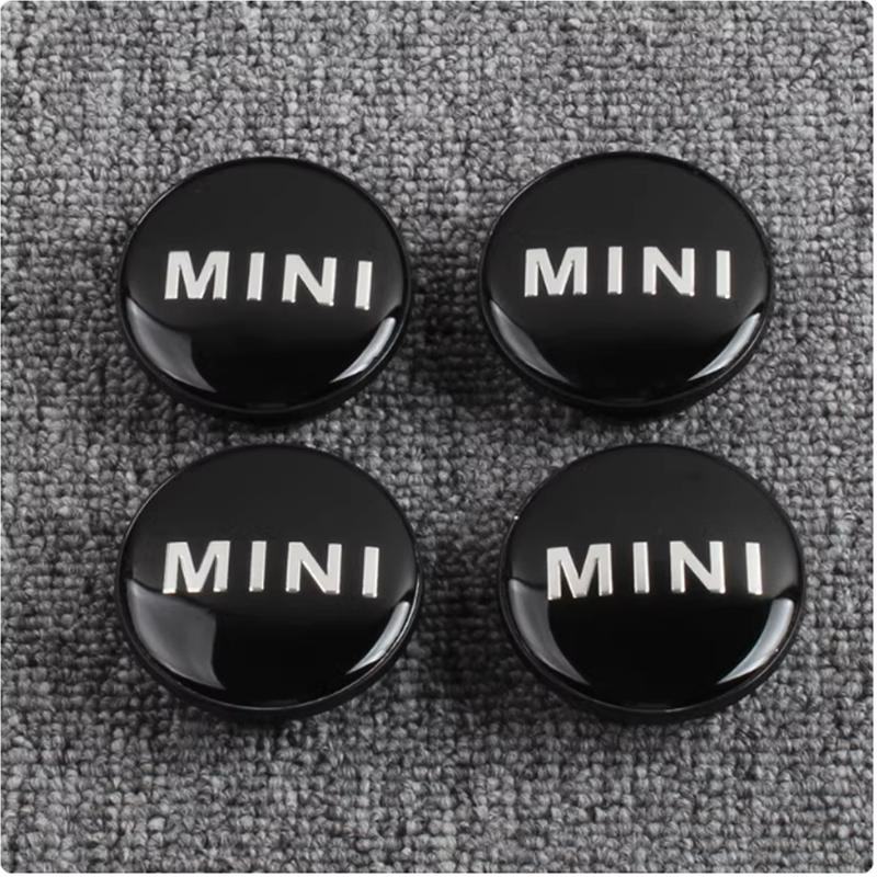 4pcs Mini Wheel Center Caps 54mm wing hupcap Emblem for MINI WORKS S One Countryman R50 R55 R56 R57 R58 R60 R61 car accessories