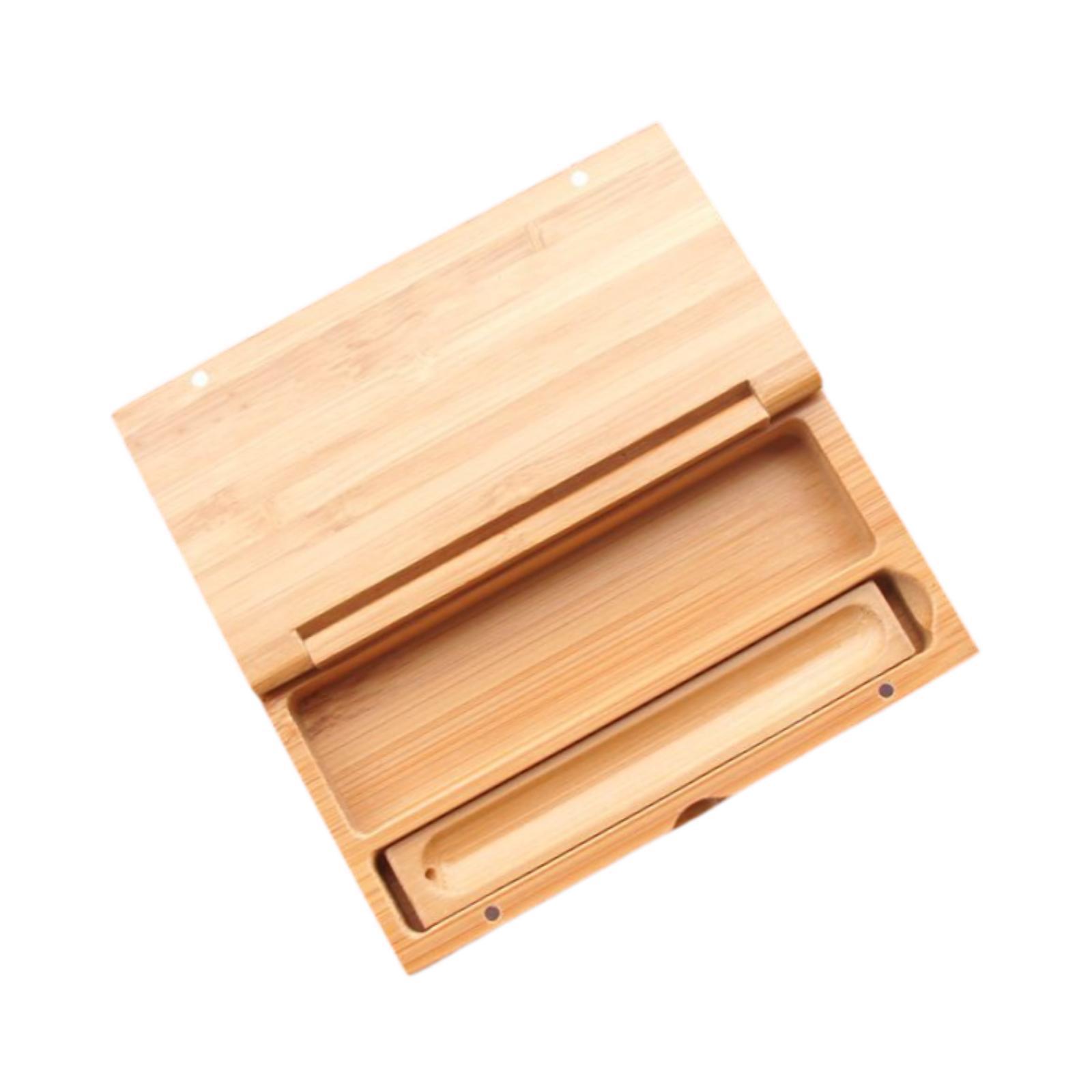 Incense Burner Bamboo Material Scented Stick Holder Collectible Artwork for Tea Room Office Bedroom Decor