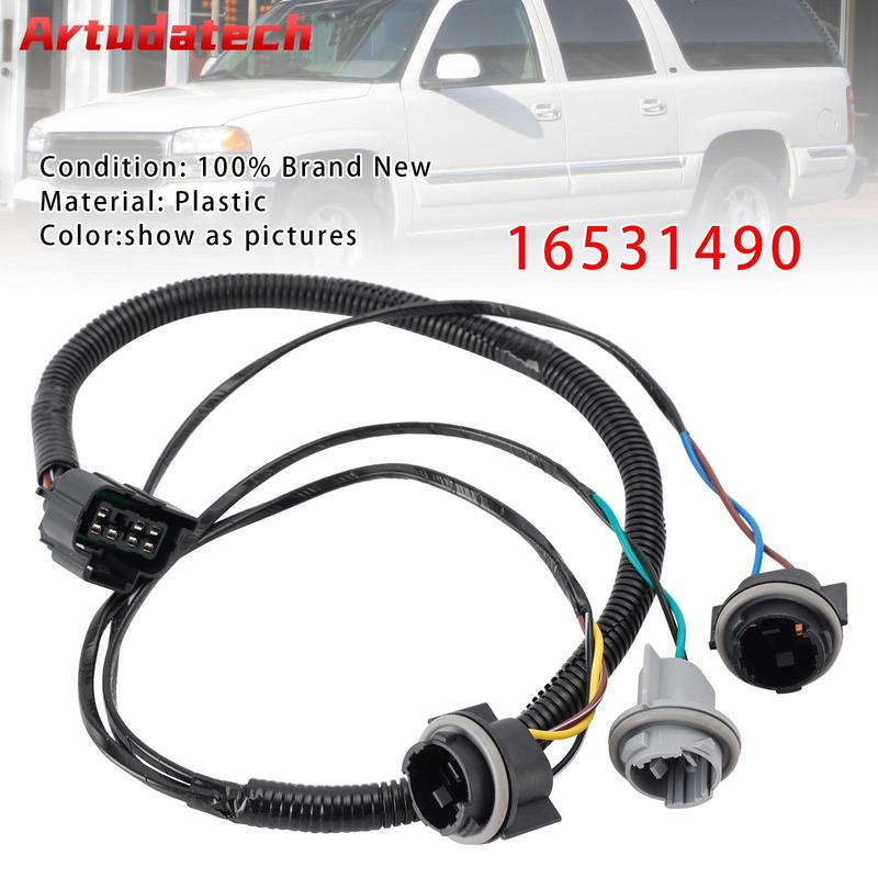 Artudatech Tail Light Wiring Harness 16531490 For Cadillac Escalade Chevrolet Suburban 1500
