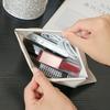 3610 PU Leather Mini Cosmetic Bag Outgoing Portable Cosmetic Storage Bag Automatic Closure Shell Bag