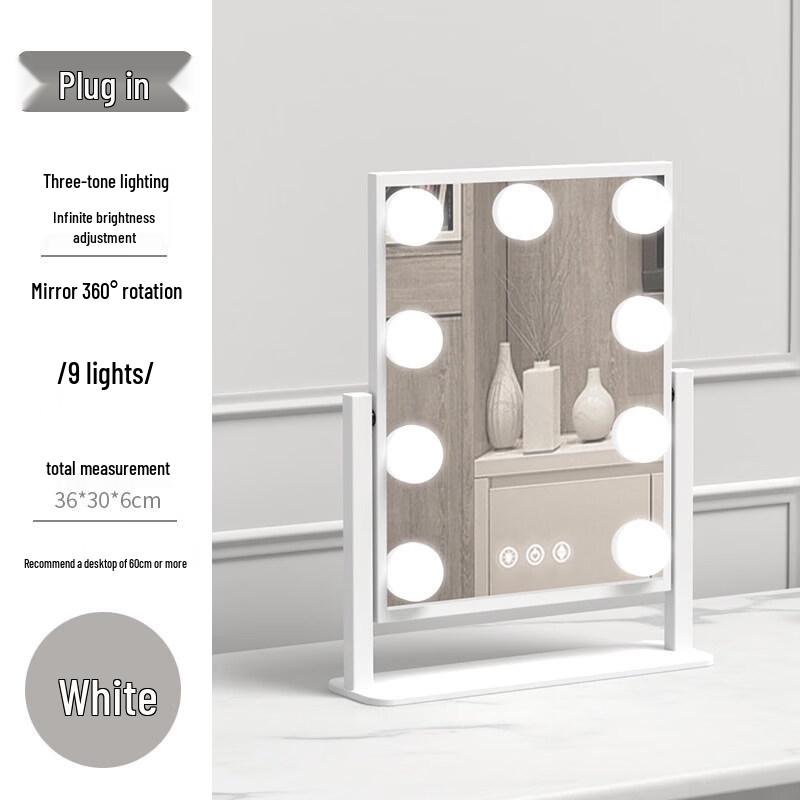 LED Desktop Makeup Mirror