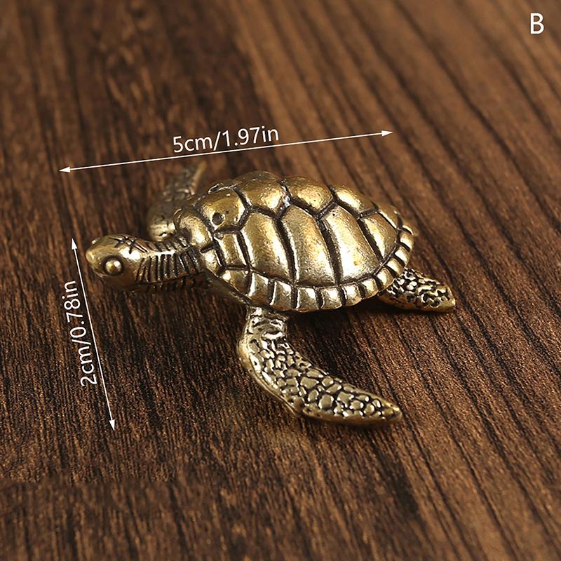 1PCS Antique Brass Eagle Crane Statue Small Ornaments Vintage Brass Animal Figurines Crafts Desk Home Decor Accessories Gifts