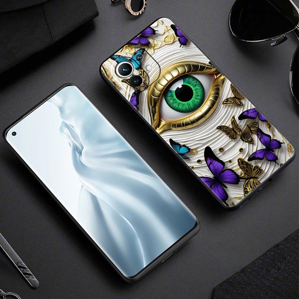 Fashion Eyelashes Eyes Phone Case Cover for Xiaomi Mi 17 Pro Max 15 14 13 12 11 Ultra 15T 14T 13T 12T 11T Pro Lite Soft TPU Bags