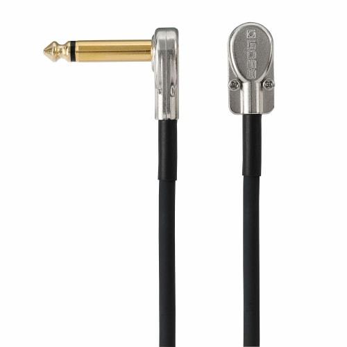 BOSS BPC-4 Patch Cable, 10cm, LL-Type Plugs, 24K Gold-Plated, Space-Saving