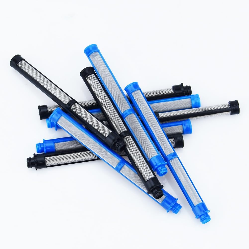 Airless Spray Gun Filter 287032 and 287033 Compatible with Suitable for Spray Gun Contractor II and FTx II Latex 60 Mesh 5pcs and 100 Mesh