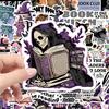 10/30/50/100pcs Purple Bookish Stickers for Notebook Luggage Stationery Waterproof Decoration Graffiti Decals Cool Sticker Packs